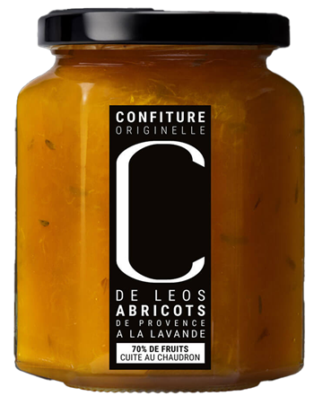 Confiture d Abricots à la Lavande - Domaine de Leos 323 gr
