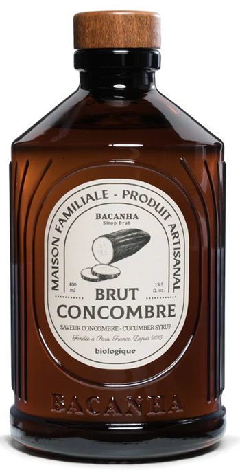 Sirop Concombre Brut - Bacanha 400 ml - BIO
