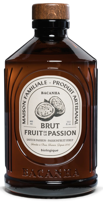 Sirop Fruit de la Passion Brut - Bacanha 400 ml - BIO
