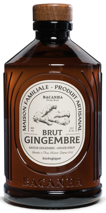 Sirop Gingembre Brut - Bacanha 400 ml - BIO