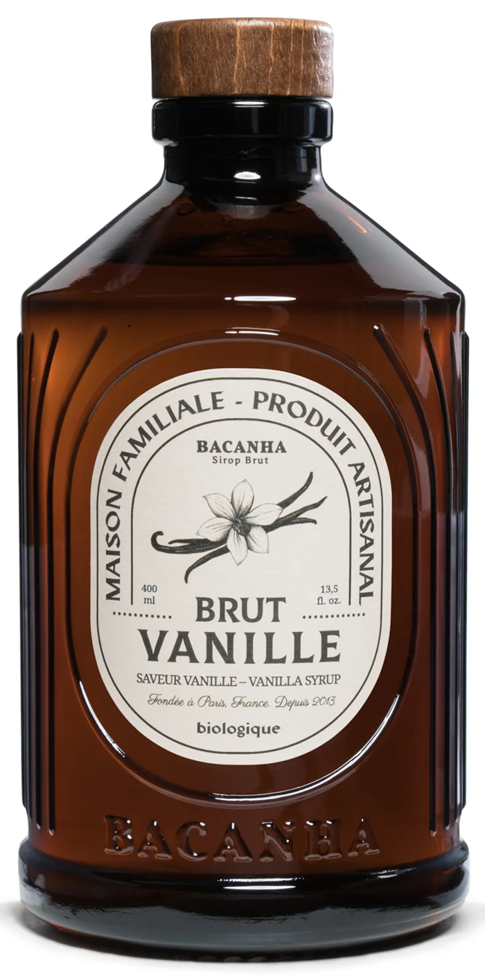 Sirop Vanille Brut - Bacanha 400 ml - BIO