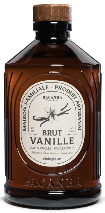 Sirop Vanille Brut - Bacanha 400 ml - BIO