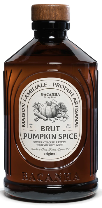 Sirop Pumpkin Spice Brut - Bacanha 400 ml